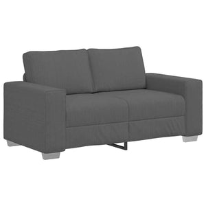 Dunkelgraues Cord Zweisitzer Sofa 160 cm