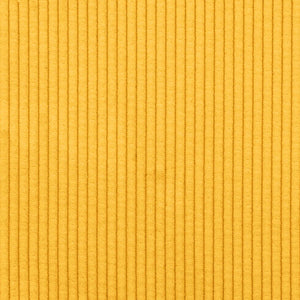 Hellgelbes Cord Zweisitzer Sofa 160 cm
