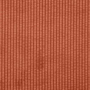 Zweisitzer Sofa Cordstoff Rot Orange