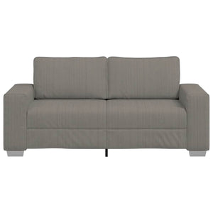 Cord Zweisitzer Sofa Hellgrau 180 cm