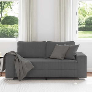 Dunkelgraues Cord Zweisitzer Sofa 180 cm