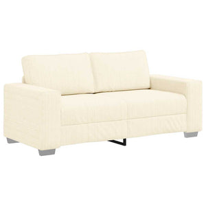 Creme Cord Zweisitzer Sofa 180 cm