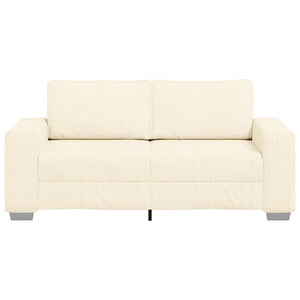 Creme Cord Zweisitzer Sofa 180 cm