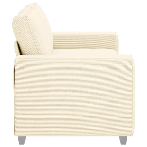 Creme Cord Zweisitzer Sofa 180 cm