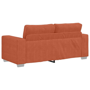 Zweisitzer Sofa Rot Orange Cord