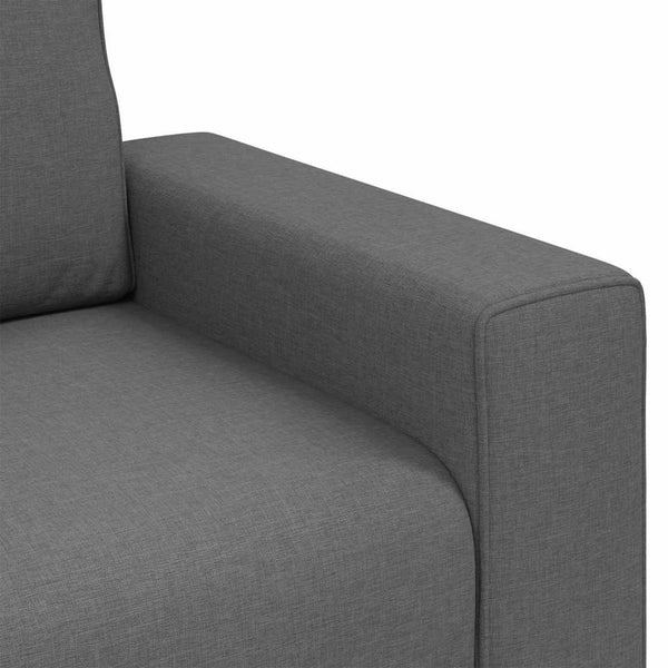 Dunkelgrauer Stoff Sofa-Sessel, 100 cm