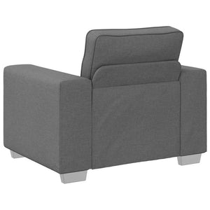 Dunkelgrauer Stoff Sofa-Sessel, 100 cm