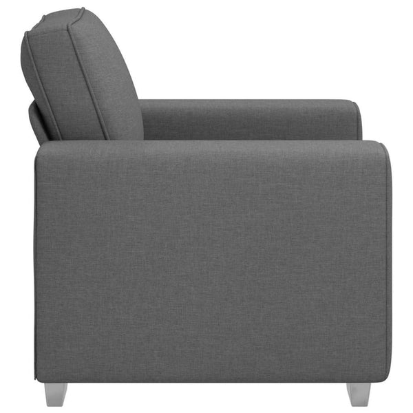 Dunkelgrauer Stoff Sofa-Sessel, 100 cm