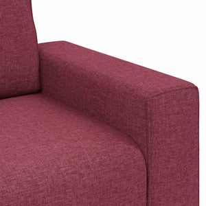 Weinroter Stoff Sofa-Sessel, 100 cm