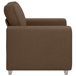 Brauner Stoff Sofa-Sessel, 100 cm