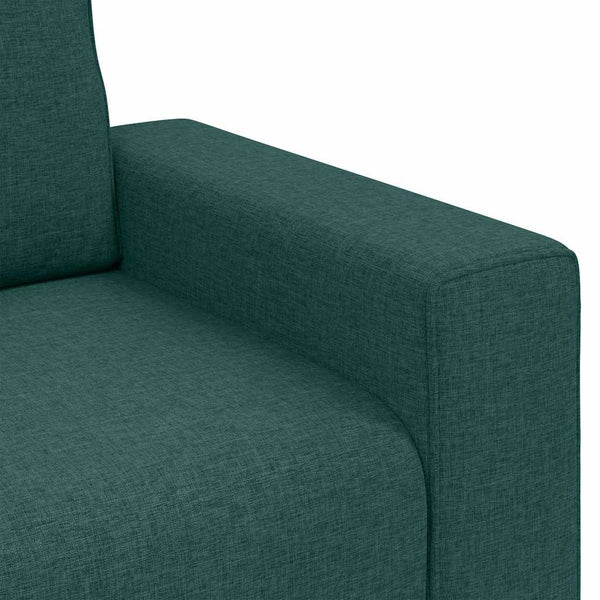 Dunkelgrüner Stoff Sofa-Sessel, 100 cm