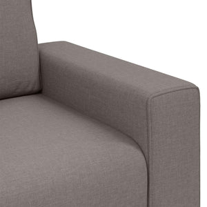 Sofa Sessel Taupe Stoff 100 cm