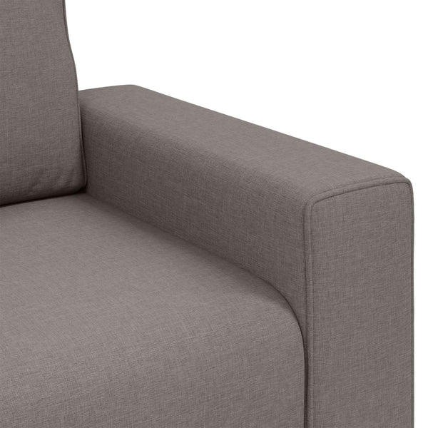 Sofa Sessel Taupe Stoff 100 cm