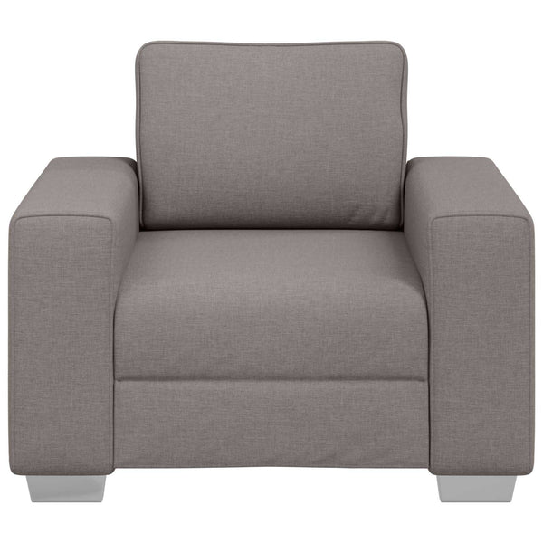 Sofa Sessel Taupe Stoff 100 cm