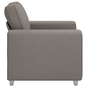 Sofa Sessel Taupe Stoff 100 cm