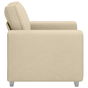 Sofa Sessel Creme Stoff 100 cm
