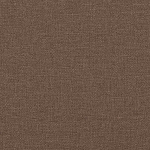 vidaXL Canapé deux places Marron 160 cm Tissu
