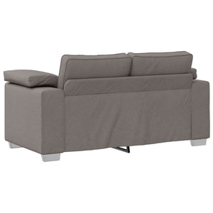 Zweisitzer Sofa Taupe Stoff 160cm