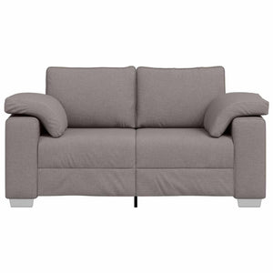 Zweisitzer Sofa Taupe Stoff 160cm