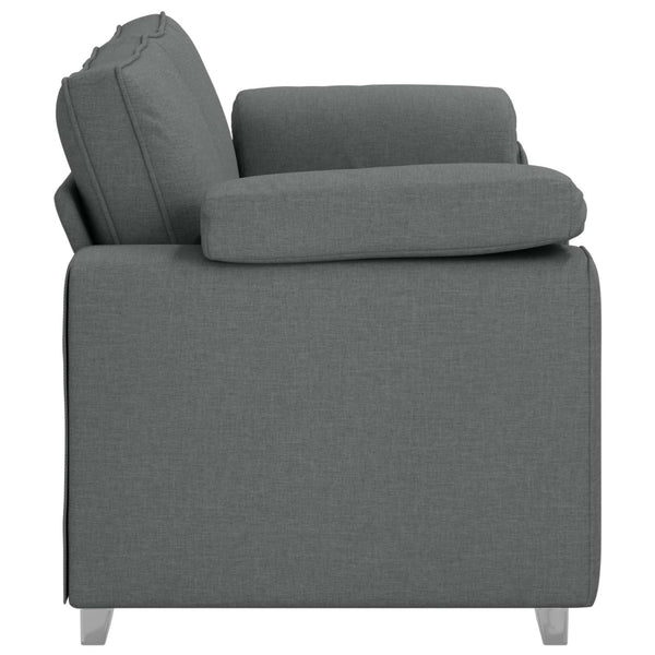 Dunkelgraues Zweisitzer-Sofa, 180 cm