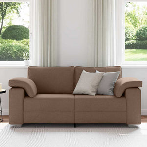 Braunes Zweisitzer-Sofa, 180 cm