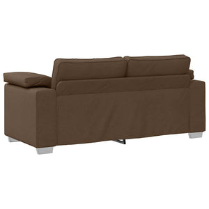 Braunes Zweisitzer-Sofa, 180 cm