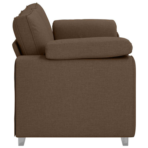 Braunes Zweisitzer-Sofa, 180 cm