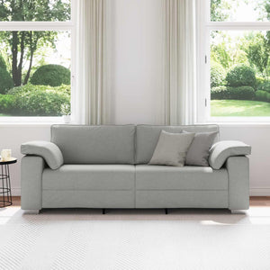 3-Sitzer Sofa Wolkengrau Stoff 220 cm
