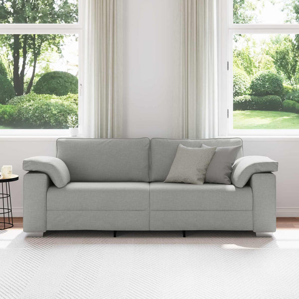 3-Sitzer Sofa Wolkengrau Stoff 220 cm