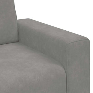 vidaXL Fauteuil gris clair 100x77x82 cm velours