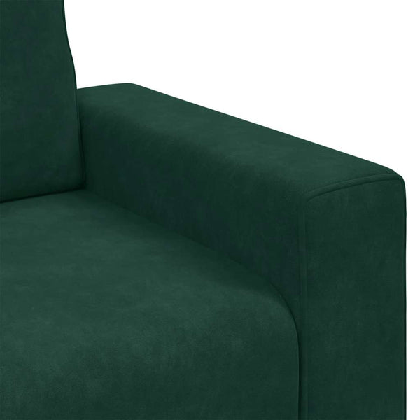 Dunkelgrüner Samt Sessel 100 cm