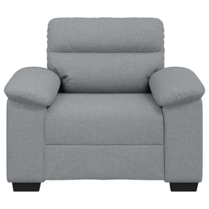 vidaXL Fauteuil Gris Clair 100x81x84 cm Tissu