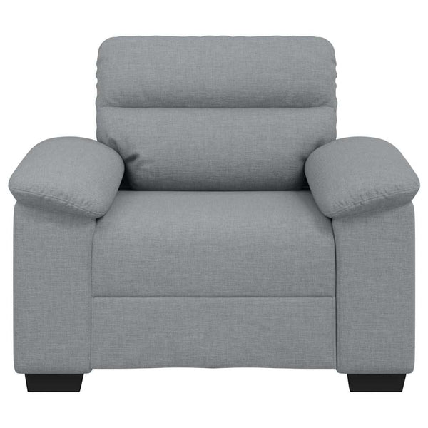vidaXL Fauteuil Gris Clair 100x81x84 cm Tissu