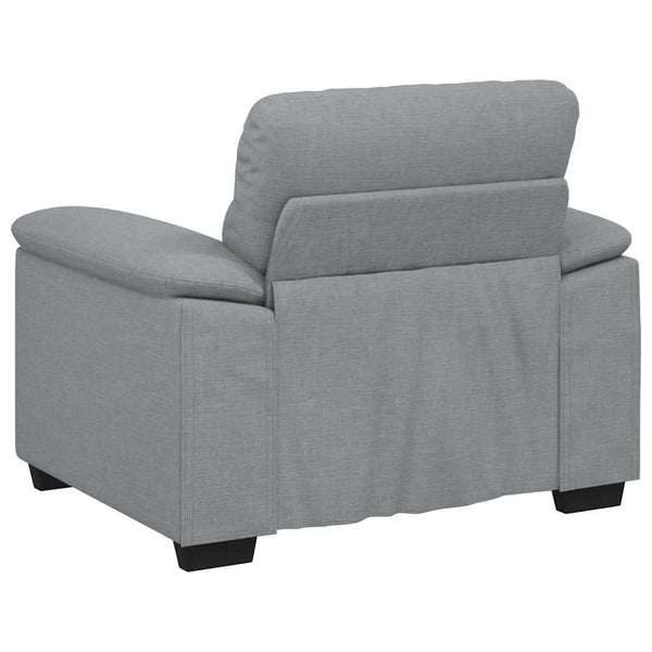 vidaXL Fauteuil Gris Clair 100x81x84 cm Tissu