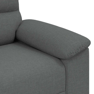 Dunkelgrauer Stoff Sessel 100 cm