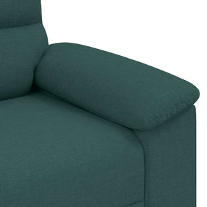 Dunkelgrüner Stoff Sessel 100 cm