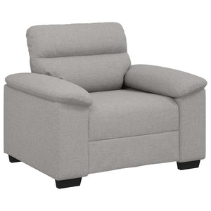 Sessel Wolkengrau Stoff 100 cm