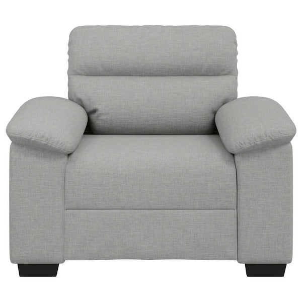 Sessel Wolkengrau Stoff 100 cm