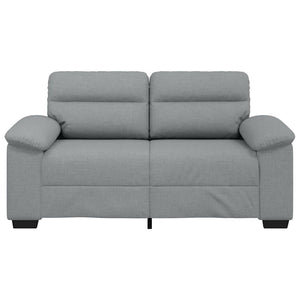 vidaXL Canapé 2 places Gris clair 160x81x84 cm Tissu