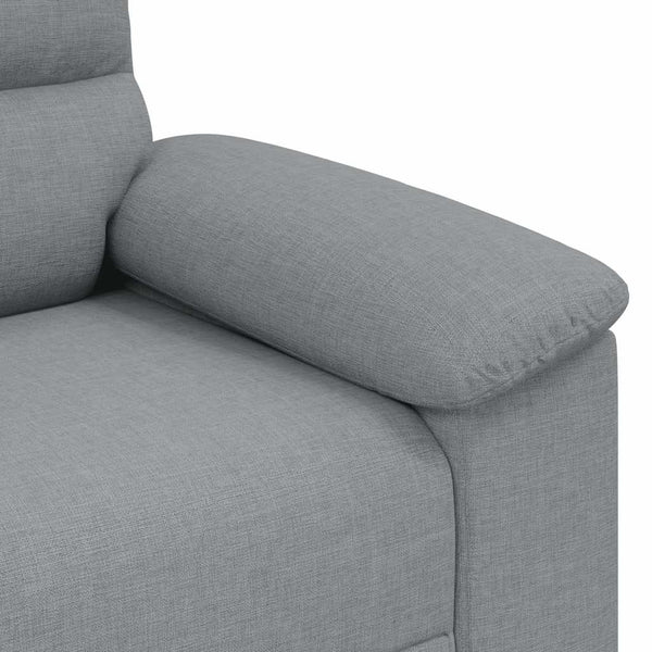 vidaXL Canapé 2 places Gris clair 160x81x84 cm Tissu