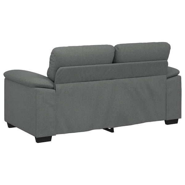 2-Sitzer Sofa Dunkelgrau Stoff 160 cm
