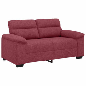 2-Sitzer Sofa Weinrot Stoff 160 cm