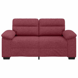 2-Sitzer Sofa Weinrot Stoff 160 cm