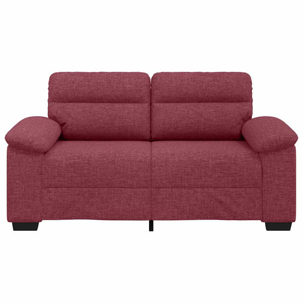2-Sitzer Sofa Weinrot Stoff 160 cm