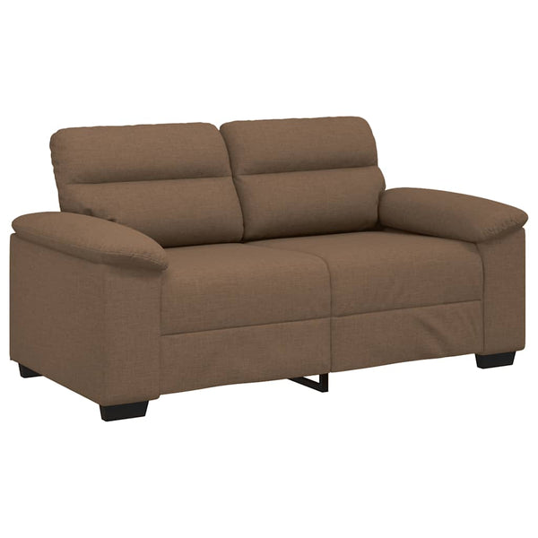 Braunes 2-Sitzer Sofa Stoff 160 cm
