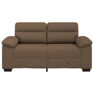 Braunes 2-Sitzer Sofa Stoff 160 cm