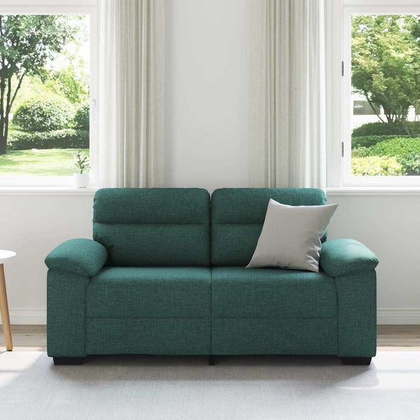 Dunkelgrünes 2-Sitzer Sofa