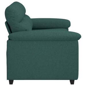 Dunkelgrünes 2-Sitzer Sofa