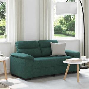 Dunkelgrünes 2-Sitzer Sofa