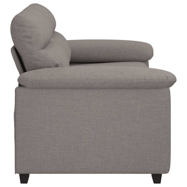2-Sitzer Sofa Taupe Stoff 160 cm